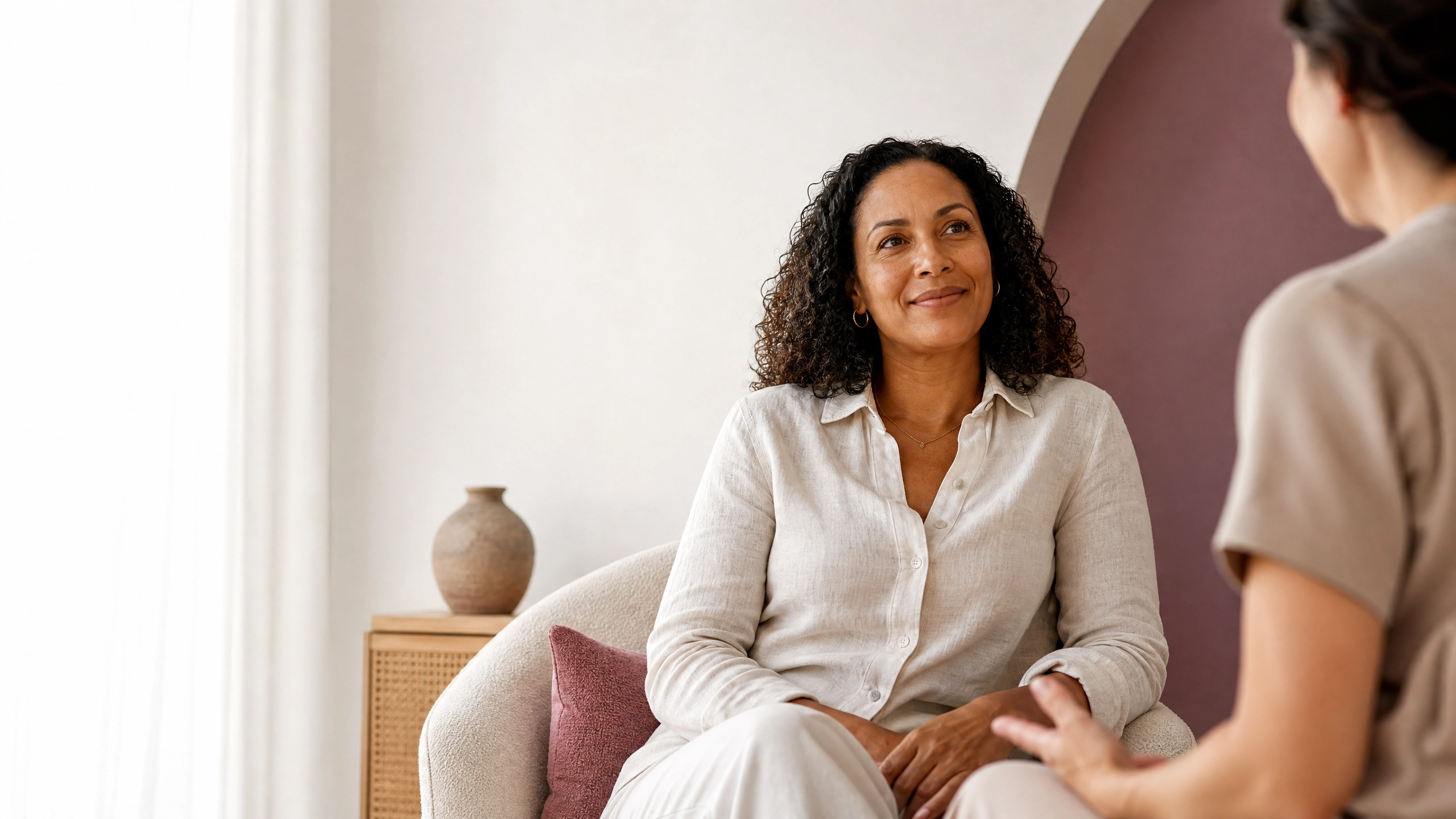 A calm, welcoming consultation setting for permanent hair removal